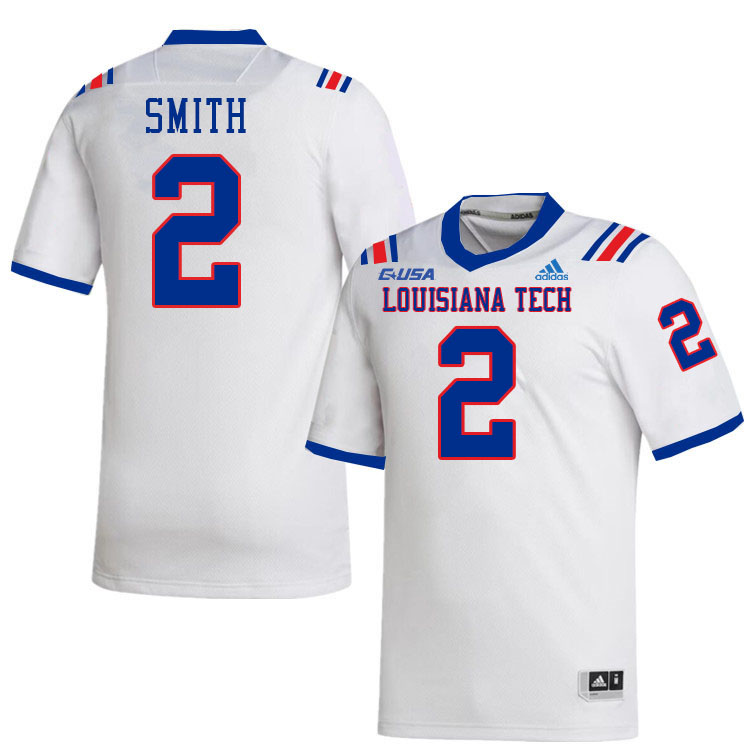 Daejawn Smith Louisiana Tech Jersey,LA Tech Bulldogs Football Jerseys,Uniforms,Gears-White